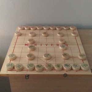 Wooden Foldable Chinese Chess Xiangqi